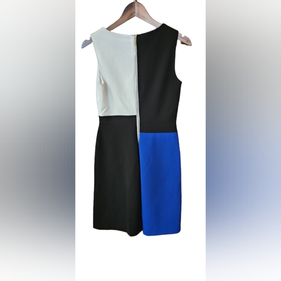 Tommy Hilfiger Color Block Sleevess Midi Dress - Picture 2 of 3